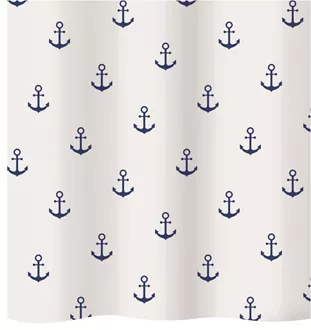 Duschvorhang Textil Anchor