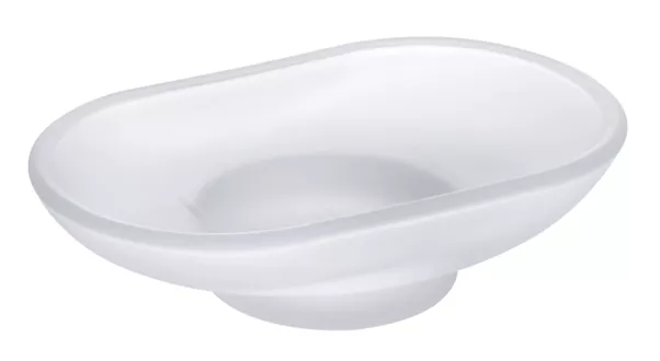 Seifenschale Roma weiss frosted