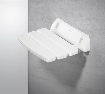 Duschklappsitz Siesta weiss/weiss
