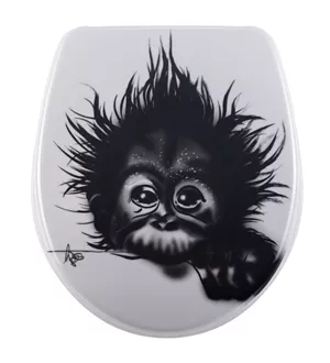 Siège de WC Nice Slow Down Monkey