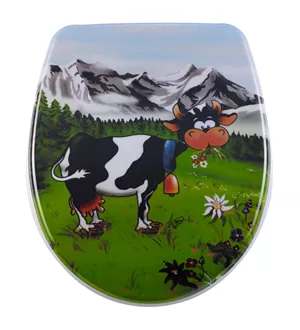 Siège de WC Nice Slow Down Cow